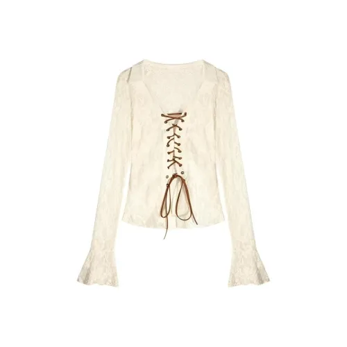 EMDPN Белый Женские T-рубашки