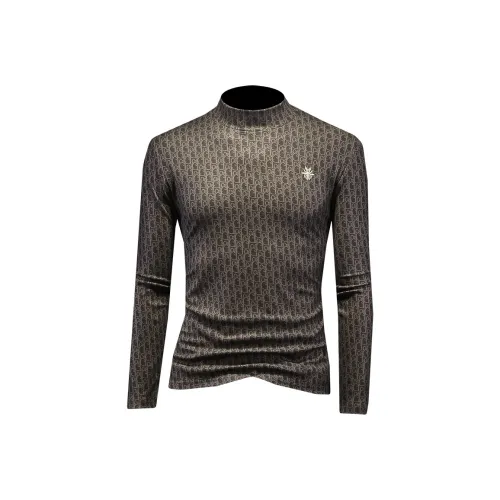 OGQG Кофейный Мужской T-Рубашки