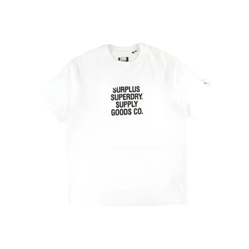 SUPERDRY Белая Мужская Футболка