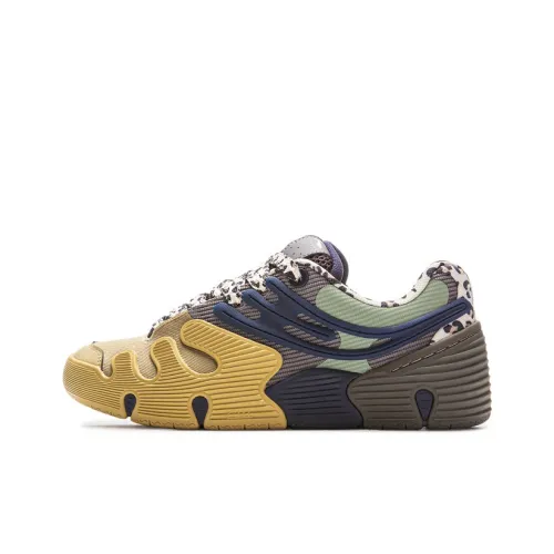 LINING Амортизация Легкий Низкий Топ Casual Унисекс Умбра Фиолетовый