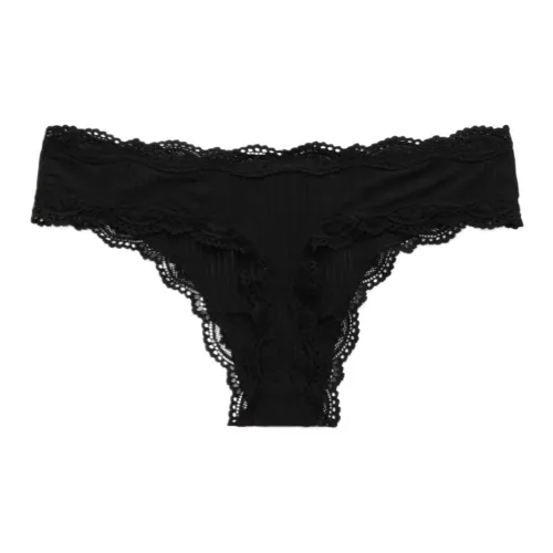 AMERICAN EAGLE Чисто Черный Женский Стринг