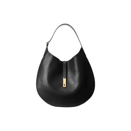 Polo Ralph Lauren Polo ID Коровья кожа Сумка через плечо Женская Черная