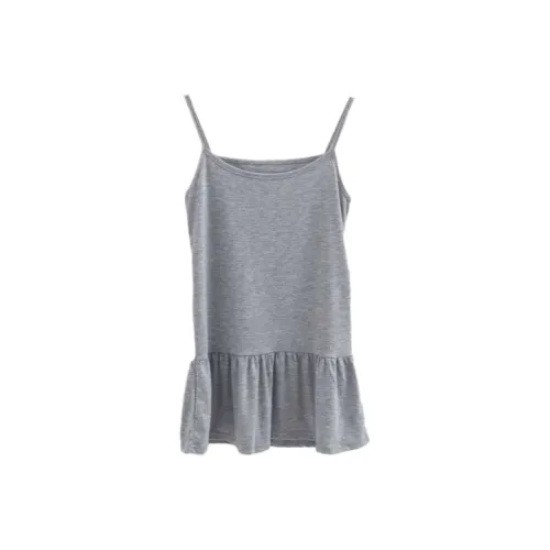 LOWEAR Район Frill Без рукавов Топ на бретелях Женские