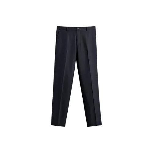 ZARA Морской синий Мужские брюки для костюма