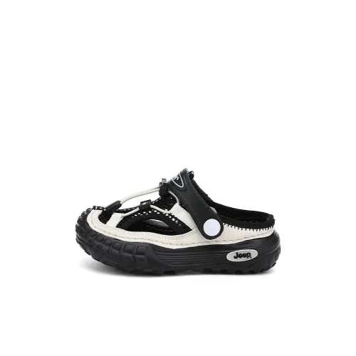 JEEP Детские сандалии Айвори Белый Обсидиан Черный Малыш