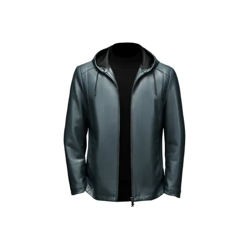 MH Мужские кожаные куртки