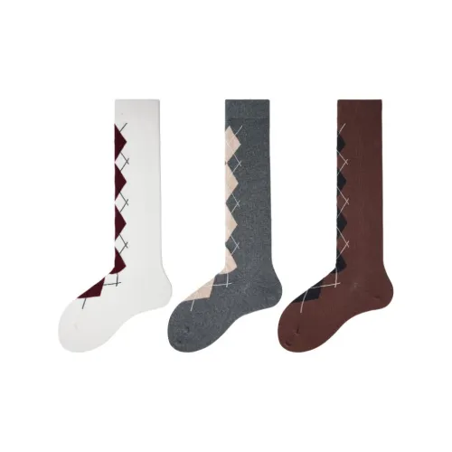 TAD MURMUR Колено Высокие Носки Женские 3 Пачки