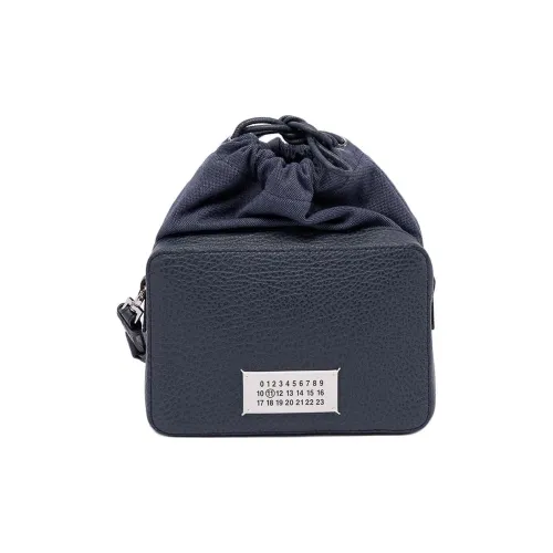 Maison Margiela 5AC Телячья кожа Сумка через плечо Средняя Женская Синяя