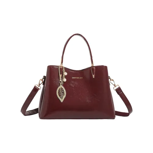 PESASRIE Сумка через плечо из микрофибры синтетическая кожа женская масляный воск красный