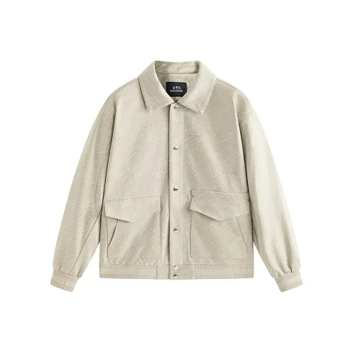 PEACEBIRD MEN Рабочая одежда Casual Artificial Suede Jacket Men's