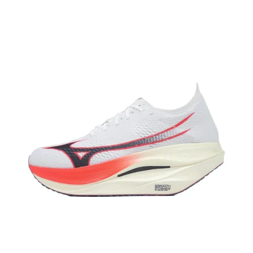 Mizuno WAVE REBELLION PRO 3 Дышащие Беговые Кроссовки Мужские Белые