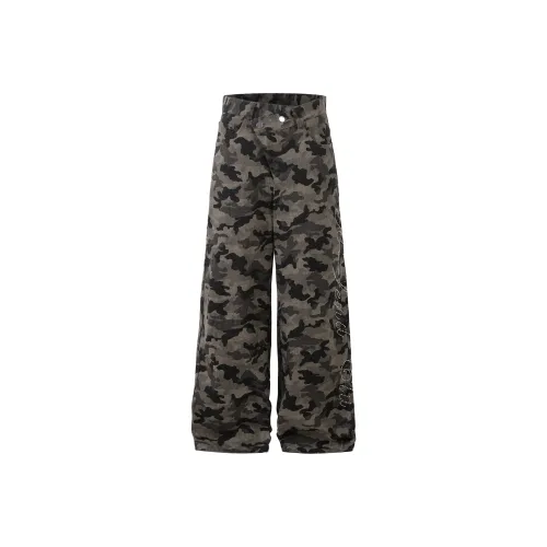 BEAR UNION Камуфляж Женские Джинсы