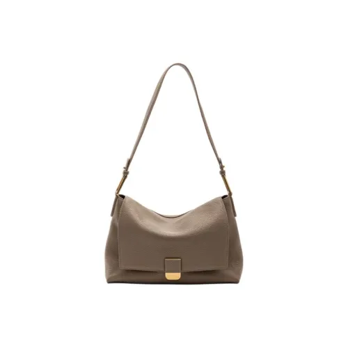 HONGU Сумка через плечо из синтетической кожи стандартная женская темно-черная слоновая серая