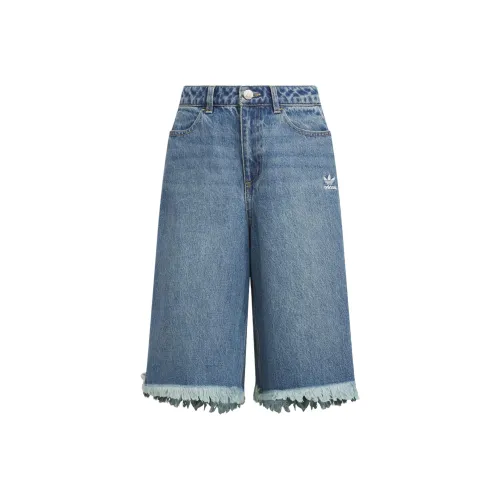 Adidas Originals SS25 Деним JORT Джинсовые шорты Женские