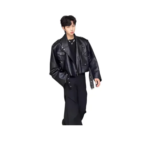 PAINT STAIN Кожа Куртка Унисекс