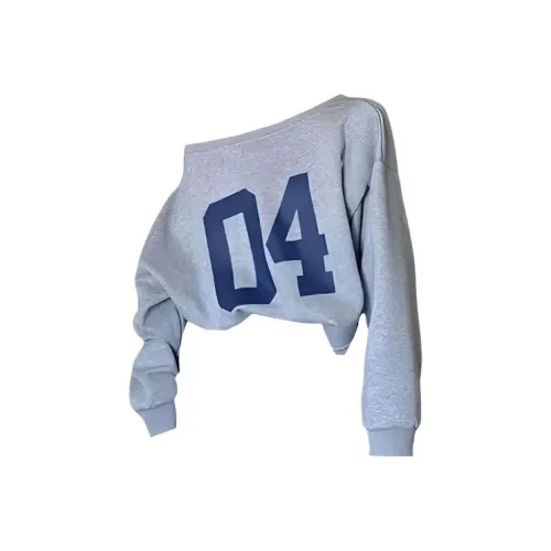 Manekniv Серый Женские Свитшоты