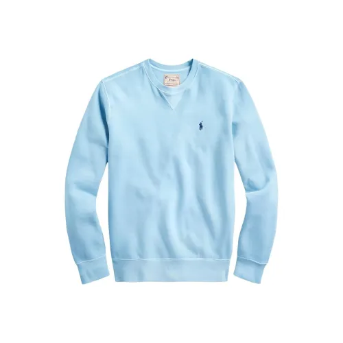 Polo Ralph Lauren Свитшот Мужской Выстиранный Синий