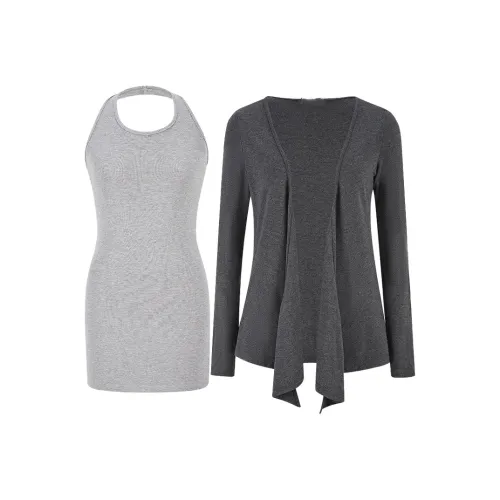 SKYA Серый Женские Комплекты с Юбкой