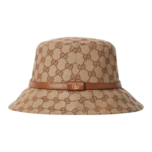 GUCCI Вязаные соломенные шляпы Унисекс Темно-коричневый