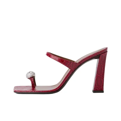 Giuseppe Zanotti GZ Слипоны 9 см Женские Красные