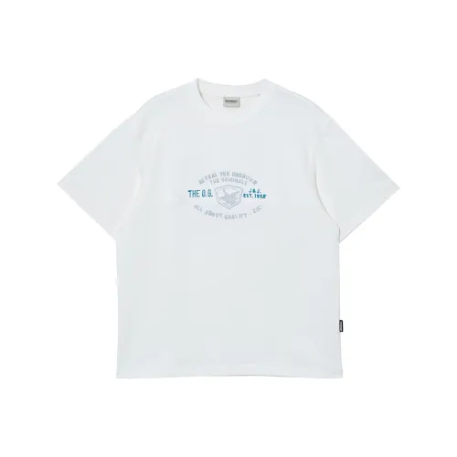 JACK&JONES A06 Raw Белый Мужская T-Рубашка