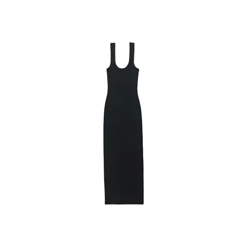 Alexander Wang SS24 Sleeveless Dress Women's Black Александр Wang SS24 Без рукавов Платье Женское Черное