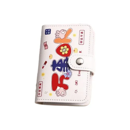 QIAJIAN PU (полиуретан) Держатель для карт Женский Многоцветный