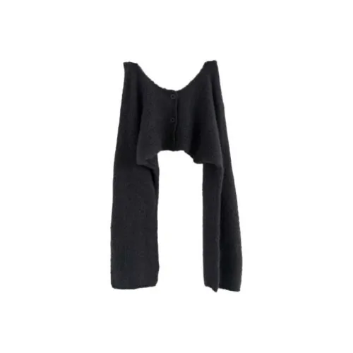 LOWEAR Шерсть Пуговица Ballon Bollero Трикотаж Женские