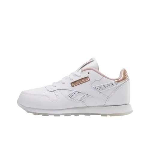 Reebok Classic Leather Low Топ Kids Lifestyle Shoes Белый Подростки