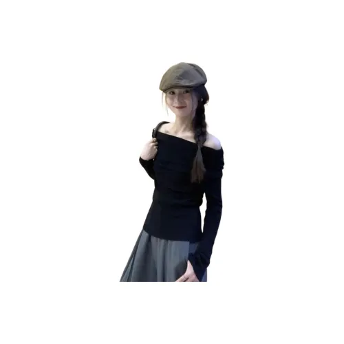 Puppytown Черные Женские T-рубашки