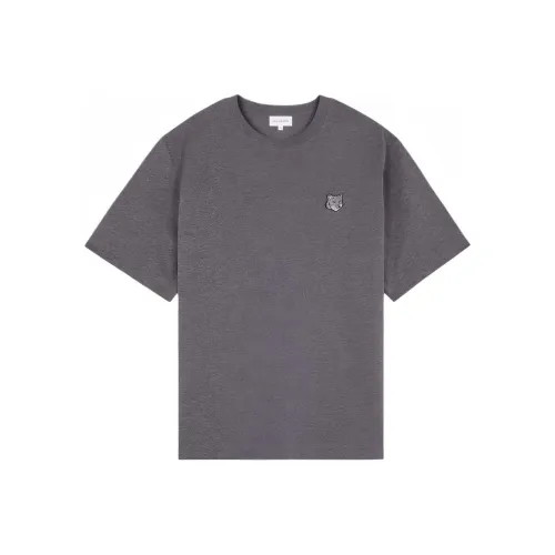 Maison Kitsune SS24 T Рубашка Мужская Темно-Серый