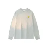 Белая, серая, фотиния, с длинными рукавами, рубашка