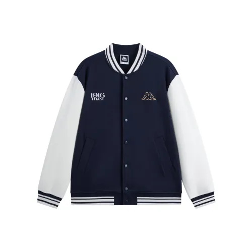 KAPPA 1916 Series Бейсбольная куртка Унисекс Полночный синий