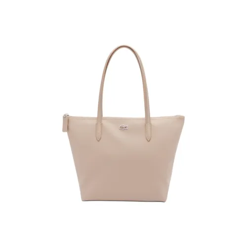 LACOSTE PVC Тоут Сумка Сумка для покупок Сумка на плечо Маленькая Женская Бежевая