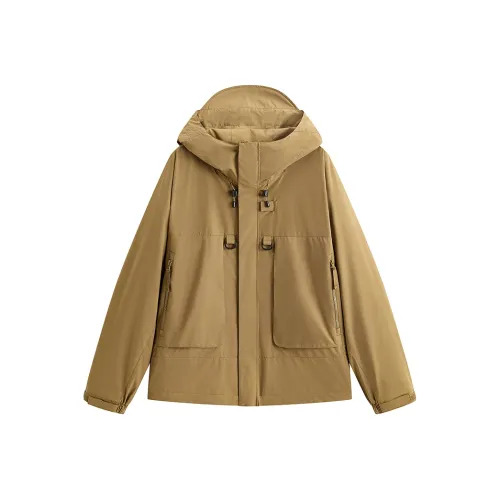 PEACEBIRD MEN Свободный крой молнии с капюшоном пальто куртка мужская