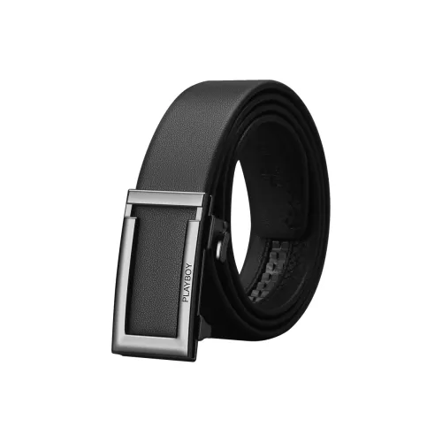 PLAYBOY Collaboration Коровья кожа Минималистский стиль Ремень Автоматическая застежка Бизнес Ремень Мужской 3,5 см