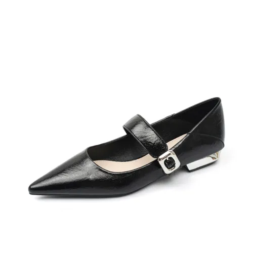 WESTLINK Квадратный каблук Mary Jane Женские туфли