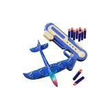 [3 в 1] 1 Пистолет + 10 Мягкий отскок + 1 Самолет Туба, со Светом