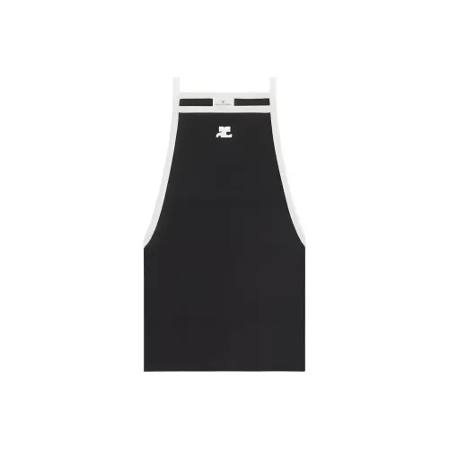 COURREGES Топ на бретелях Женский Черный