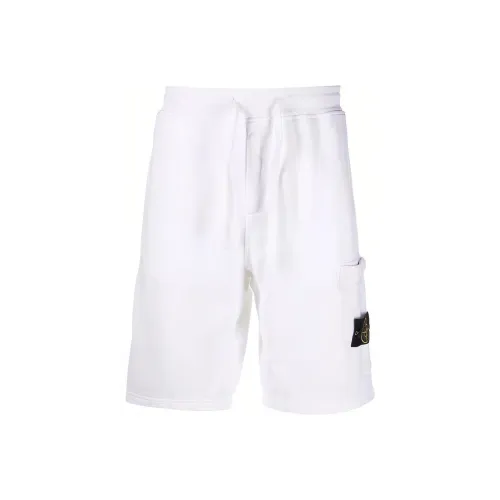 Stone Island Белый Мужские спортивные шорты