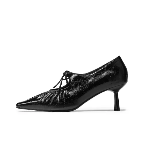 GOLDLION Focus OF VISION Узкий каблук Туфли Мэри Джейн 5,5CM Женские