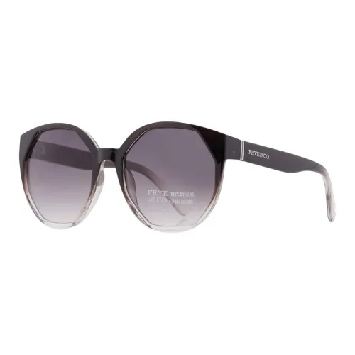 FRYE Пластик OVAL SUNGLASSES Женские Угольно-серый