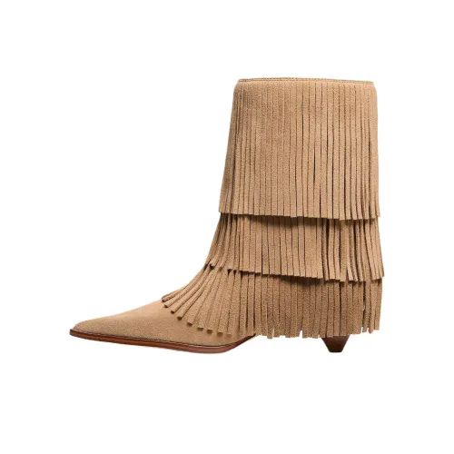 MICHAEL KORS Jayla Ботильоны 5 см Женские Бежевые