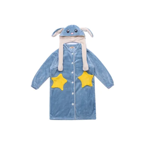 Детский Bejirog Осенний Зимний Детский Пижамный Халат Фланелевый Утолщенный Продленный Малыш Пижама Мальчики Плюшевый Халат Домашняя Одежда