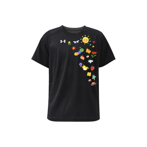 Under Armour Быстросохнущие Короткие Рубашки с Коротким Рукавом для Детей