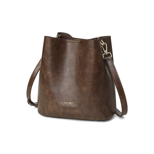 C°BANNER Сумка через плечо из синтетической кожи стандартная женская кофейного цвета