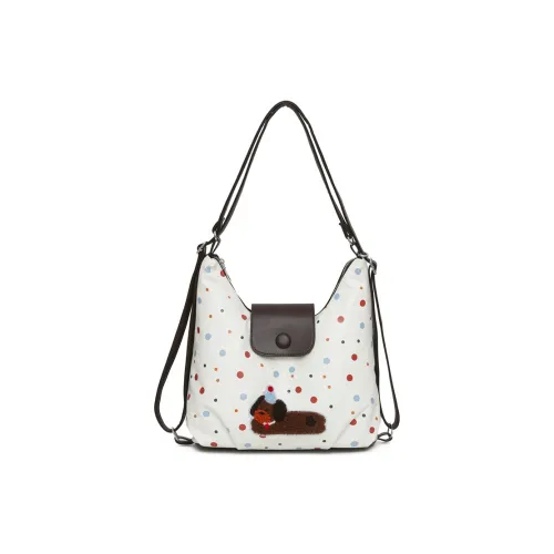 DIFFERENT FACES Высокое качество Ткань Рюкзак Стандартный Женские Белый