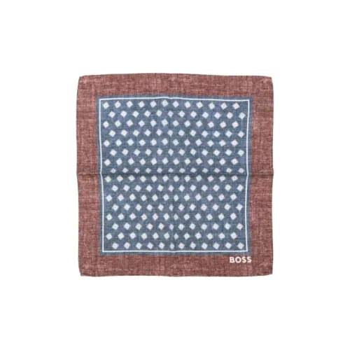 Hugo Boss Лиоцелл Шелковые Шарфы Мужской Светло-Синий