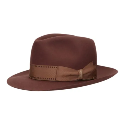 Borsalino Felt Cylinders Women's Brown