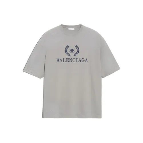 Balenciaga T-Shirt Regular Fit Men's Gray